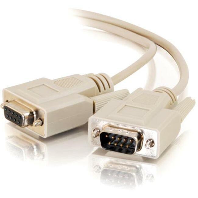 100Ft Db9 M/F Extension Cable - Beige