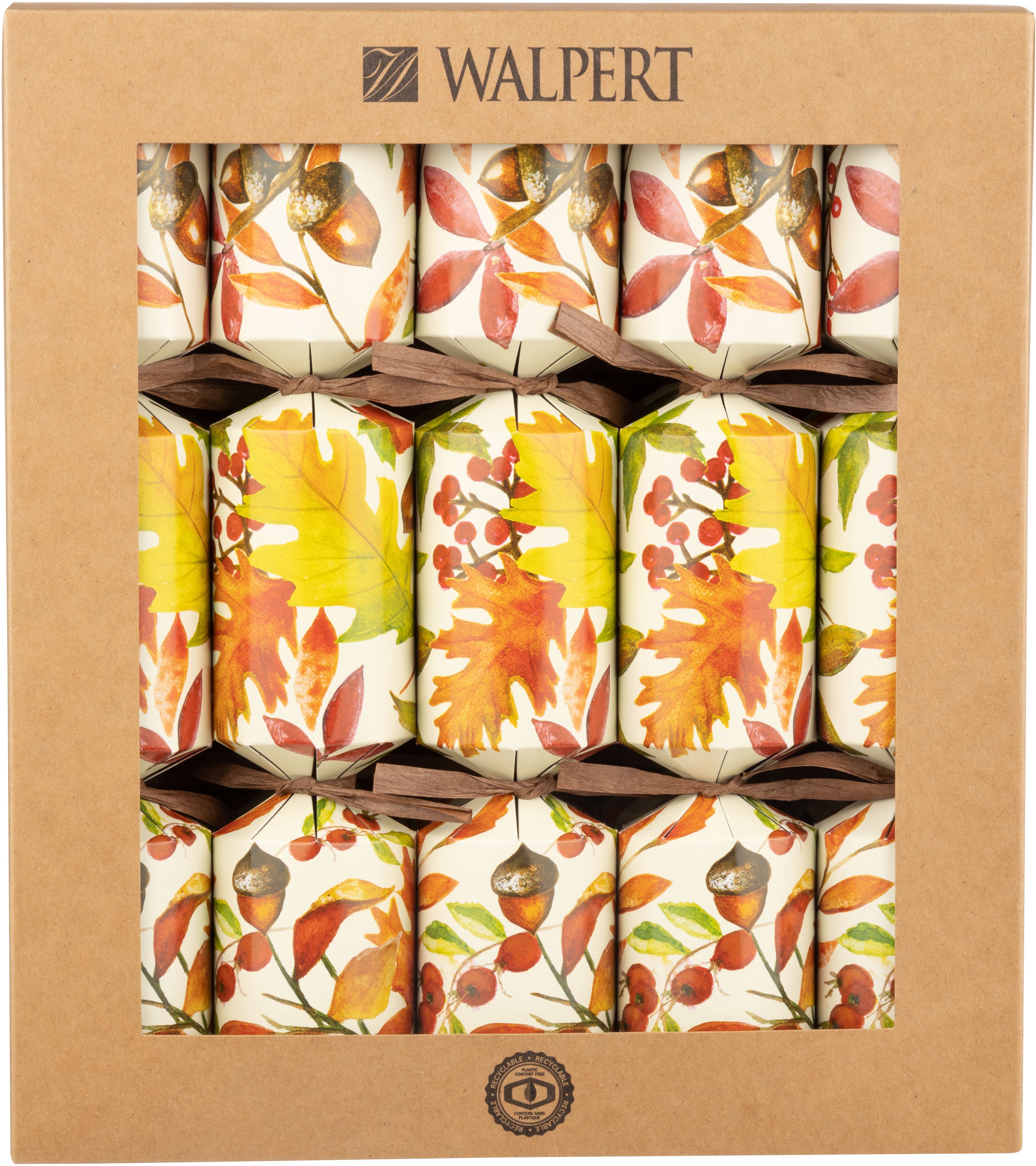 11 Inch ECO-Freindly Acorns & Leaves Crackers 10 Count