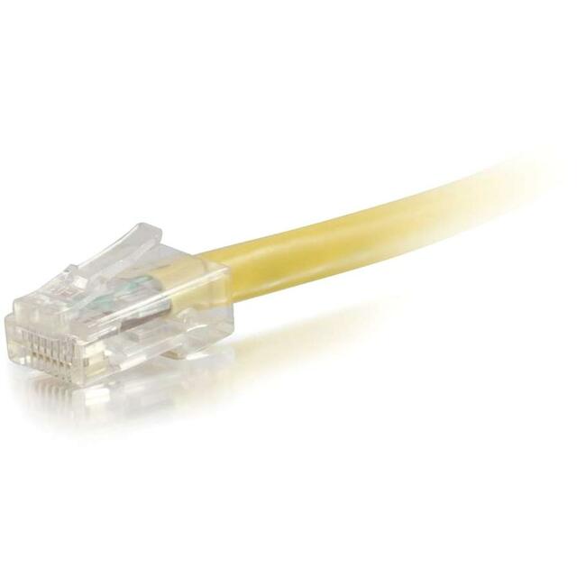 15Ft Cat6 Non-Booted Unshielded (Utp) Ethernet Network Patch Cable - Yellow