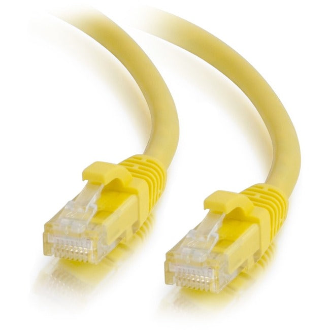 15Ft Cat6A Sngless Utp Cable-Yellow