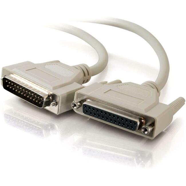 15Ft Db25 M/F Straight Thru Ext Cbl