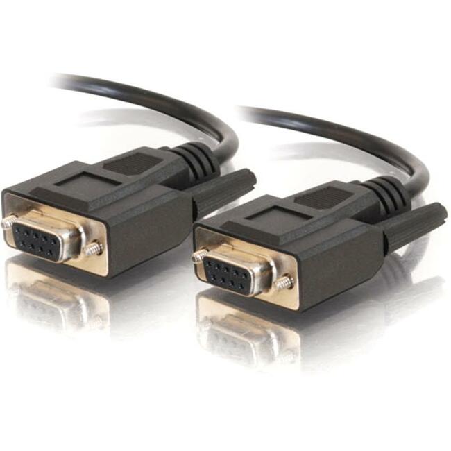 15Ft Db9 F/F Serial Rs232 Cable - Black