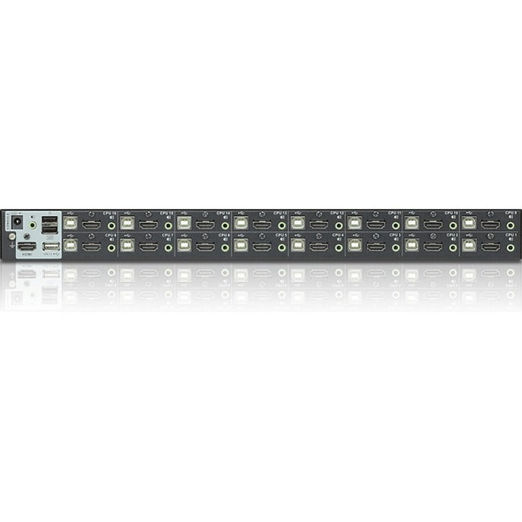 16-Port USB HDMI Audio KVM Switch Rack Mount - ATEN CS17916 | TecSoft