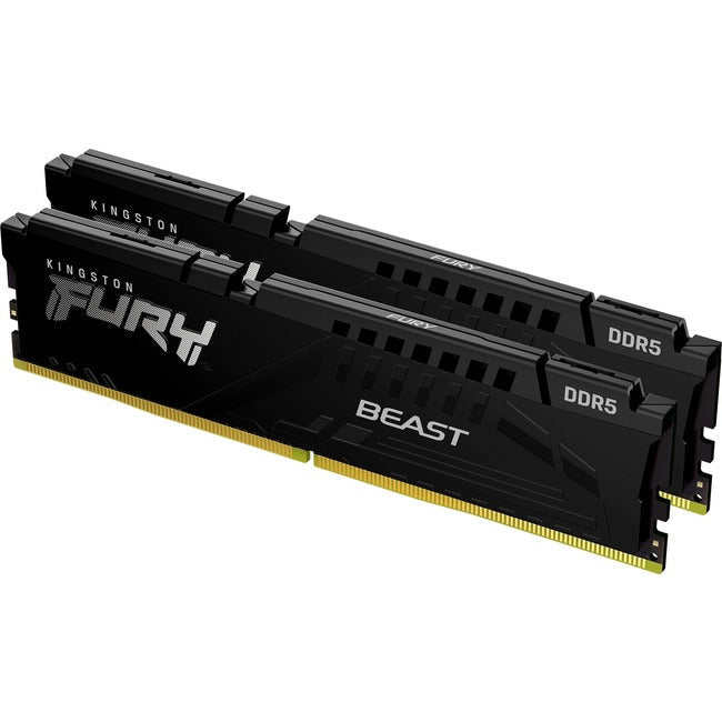 16Gb 5200Mhz Ddr5 Cl40 Dimm (Kit Of 2) Fury Beast Black