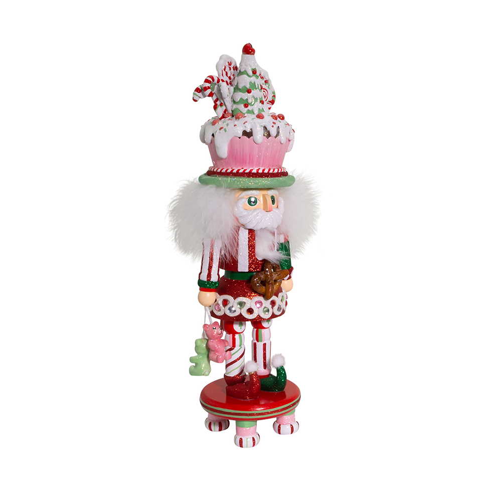 18 Inch Hollywood Bakery Hat Nutcracker - Cupcake