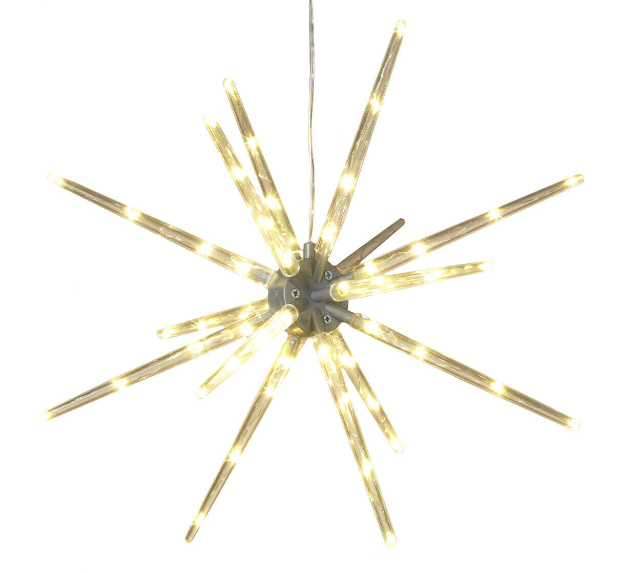18 Inch Outdoor Lighted Star Burst Ornament with Remote Control
