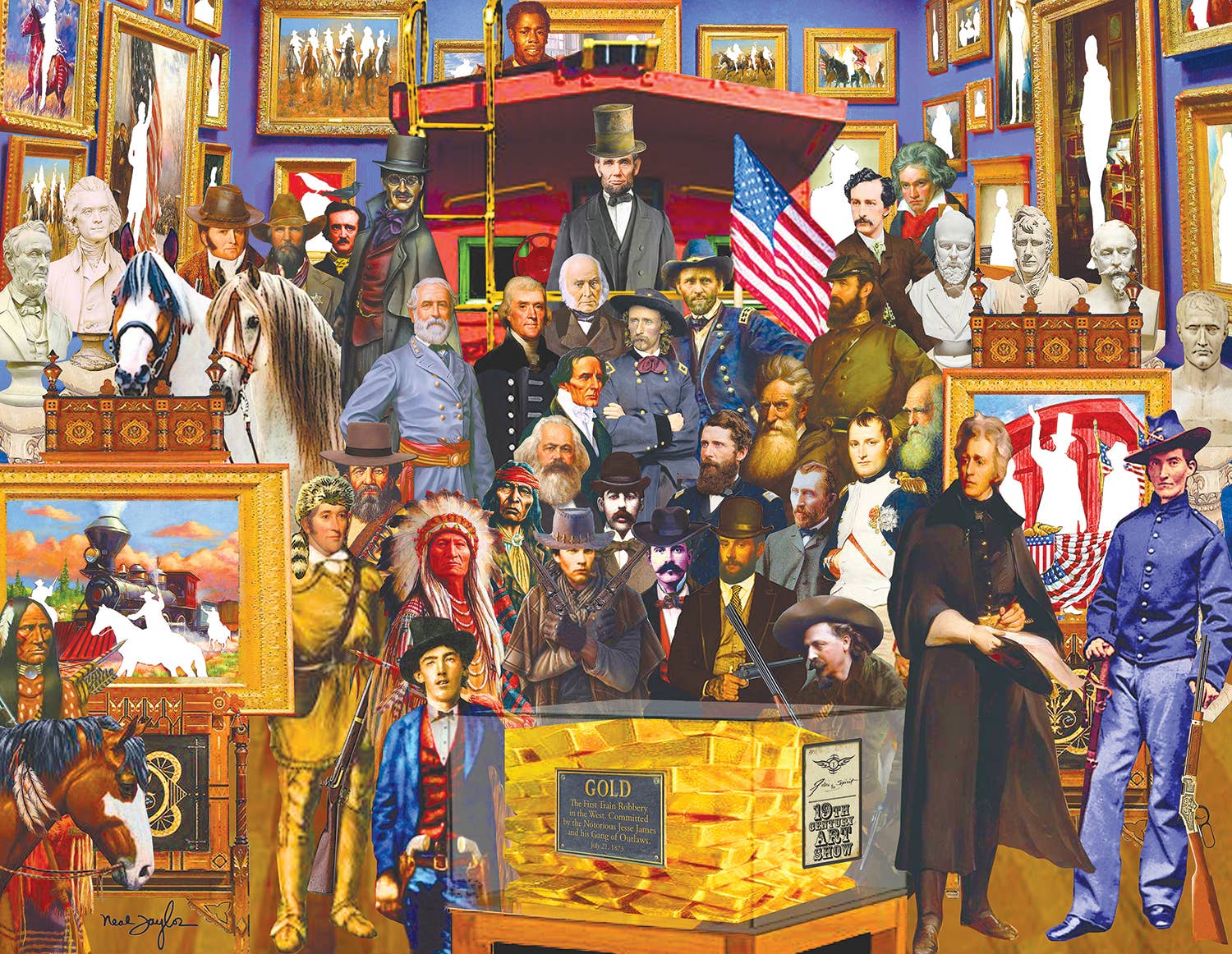 19th Century History 1000 Piece Jigsaw Puzzle