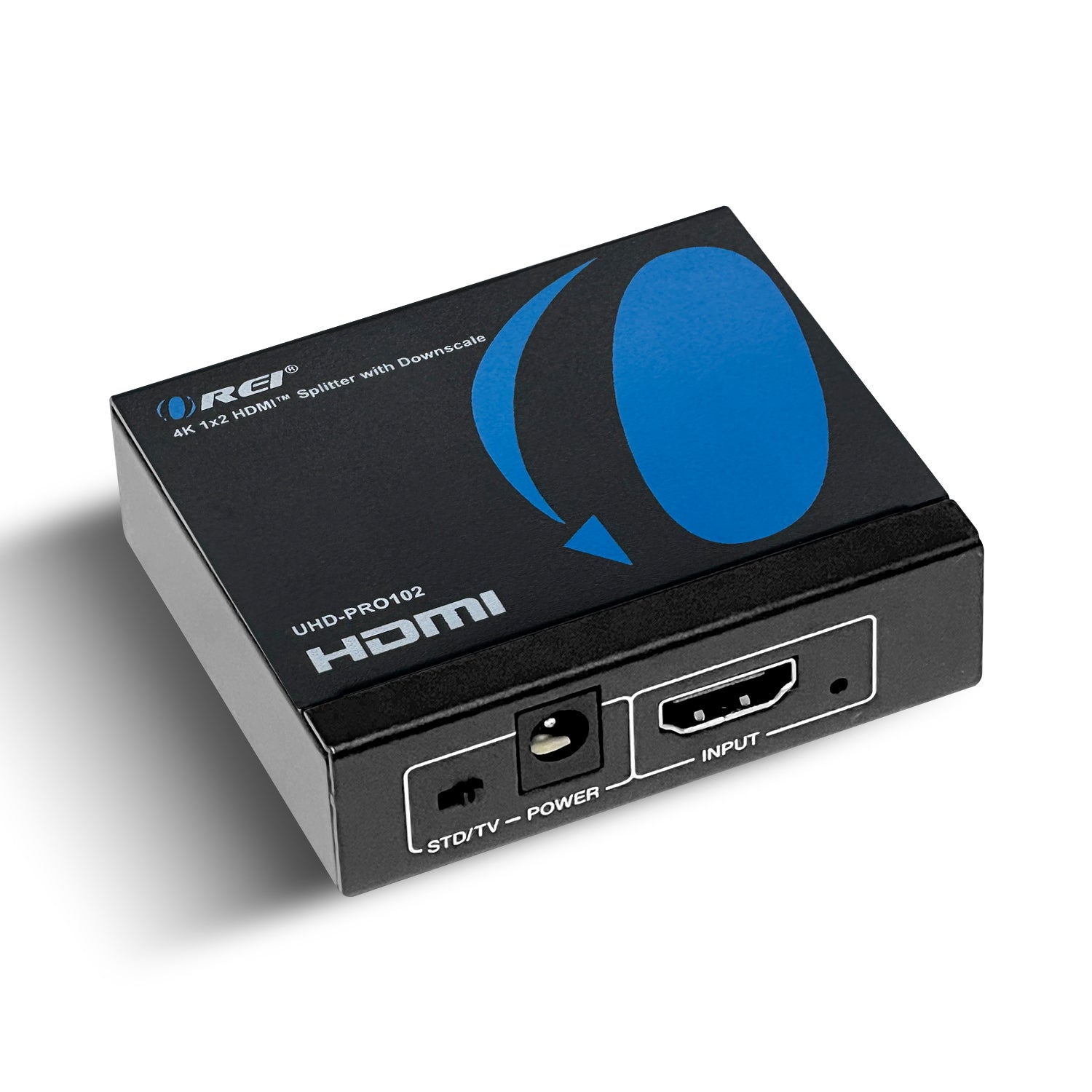 1x2 HDMI Splitter: 1-in 2-out, UltraHD 4K, Downscale, EDID (UHD-PRO102)