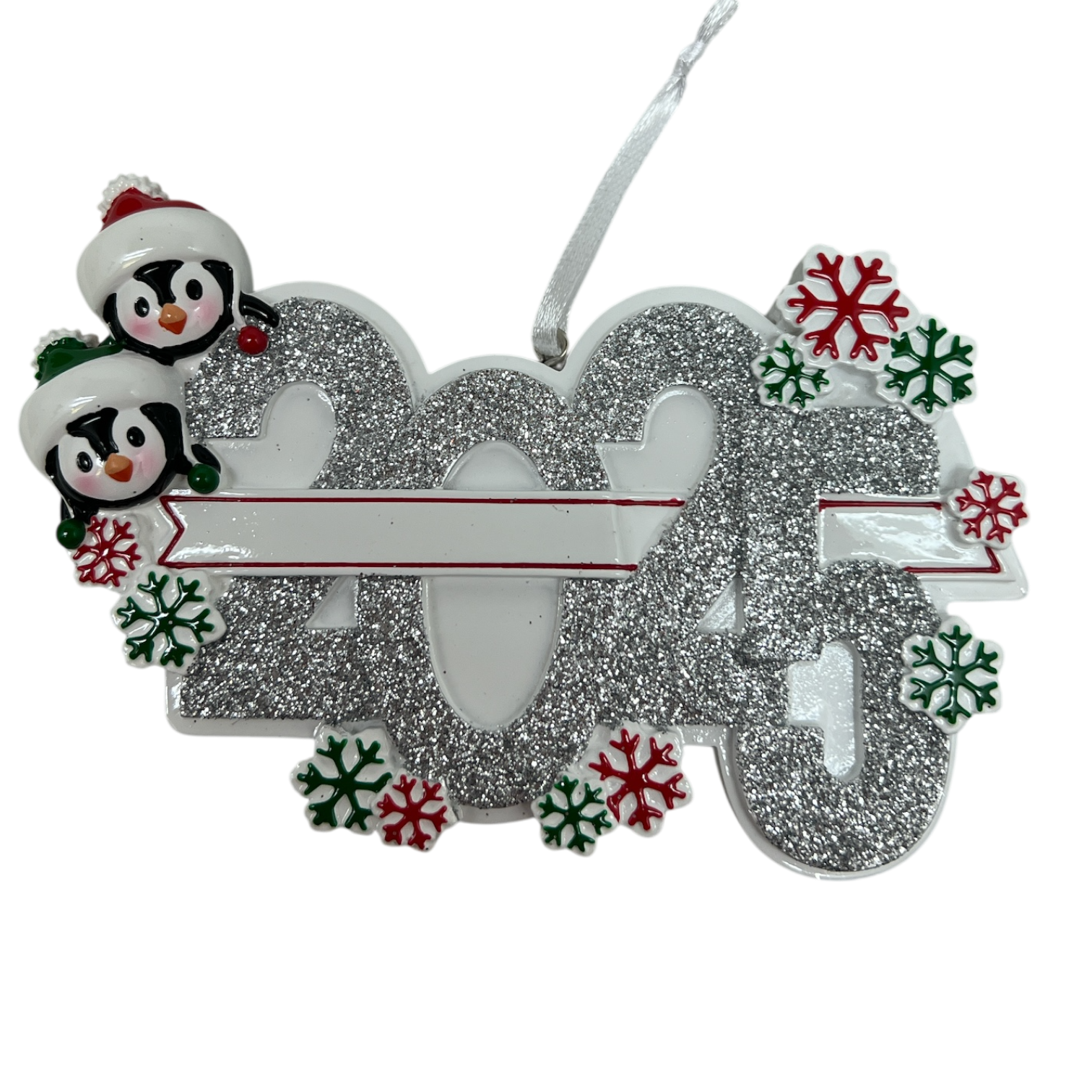 2025 Penguin Family of 2 Ornament