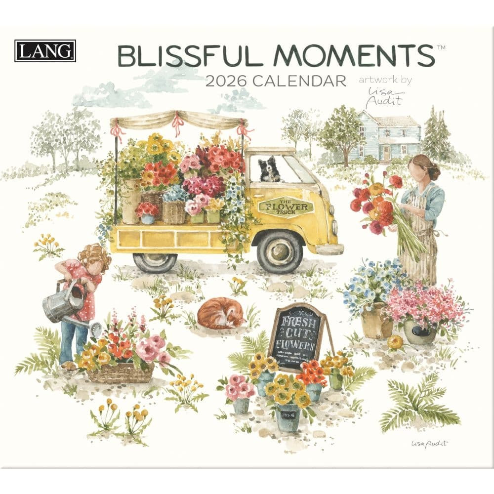 2026 Blissful Moments Wall Calendar