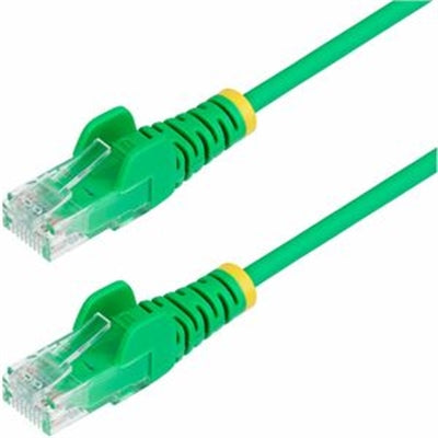 20ft Green Slim CAT6 Ethernet Cable, Snagless, 100W PoE