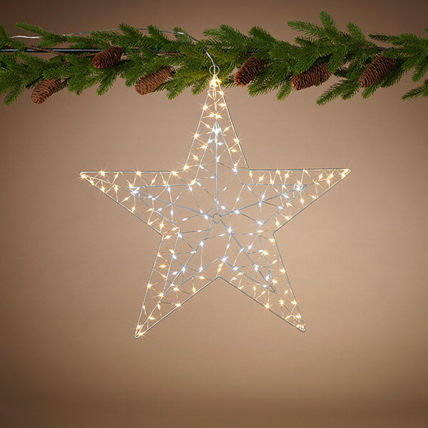 22 Inch Lighted Metal Star