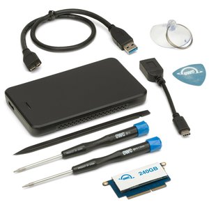 240GB OWC Aura Pro NT High-Performance NVMe SSD Upgrade Solution for 13-inch MacBook
