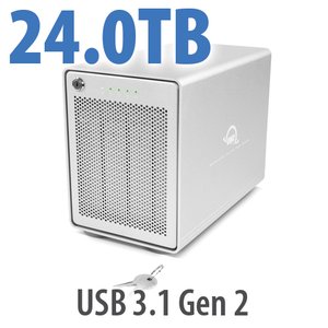 24.0TB OWC Mercury Elite Pro Quad RAID 5 4-Drive HDD Storage Solution