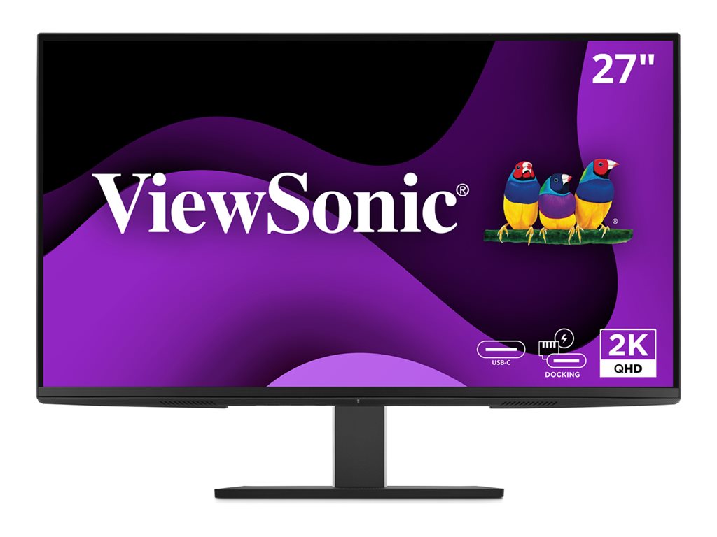 27 Inch 1440p IPS Ergonomic Monitor - USB-C Docking Station with RJ45 | Tecisoft VG2758-2K