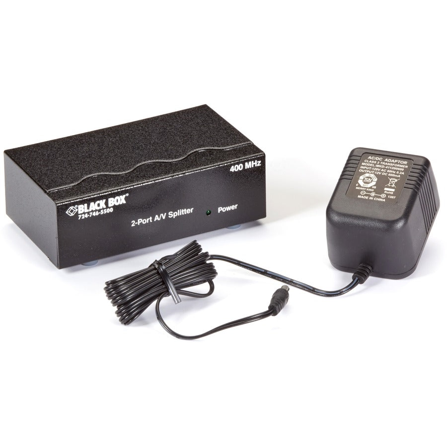 2Port Audio/Video Splitter,