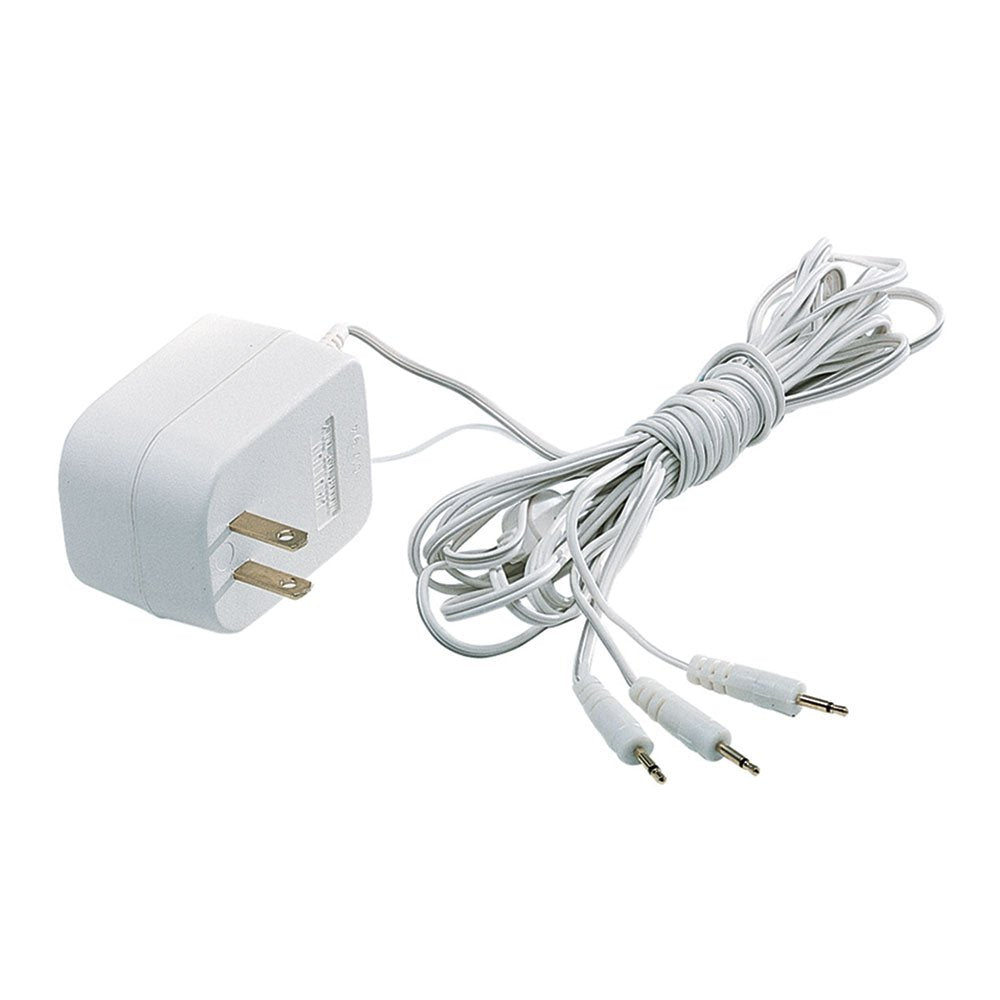 3 Head 3 Volt AC Adapter - White