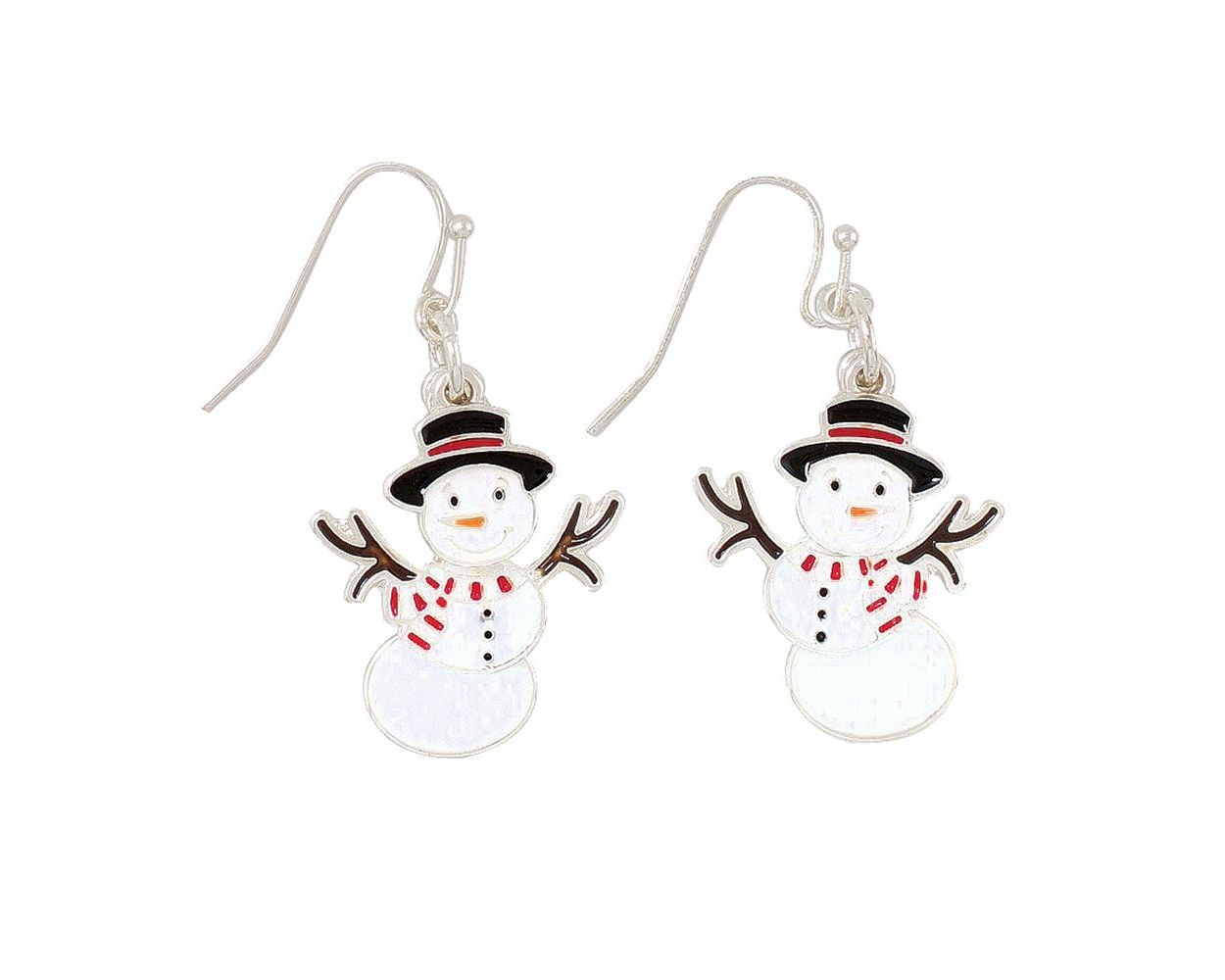 3-Piece Moveable Snowmen Earrings