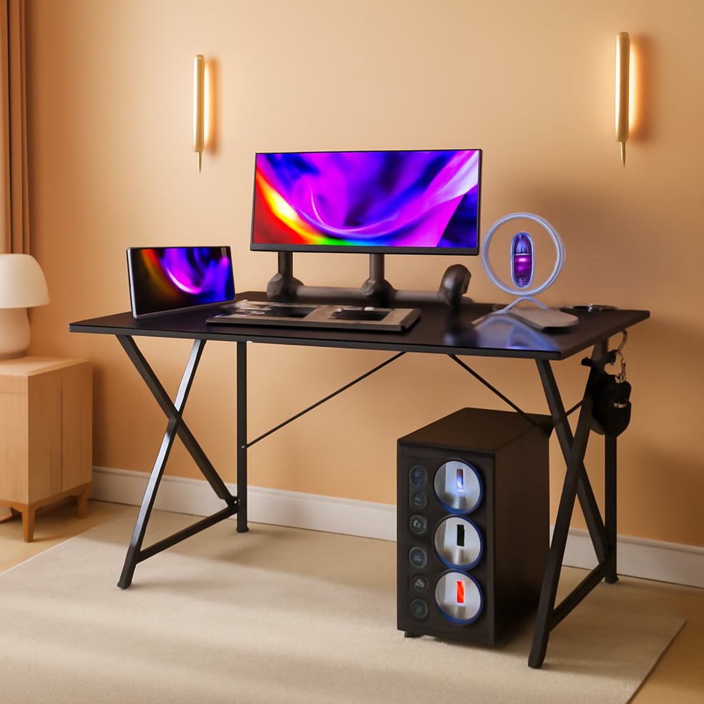 32 Inch Carbon Fiber Gaming Desk For PC Computer Workstation