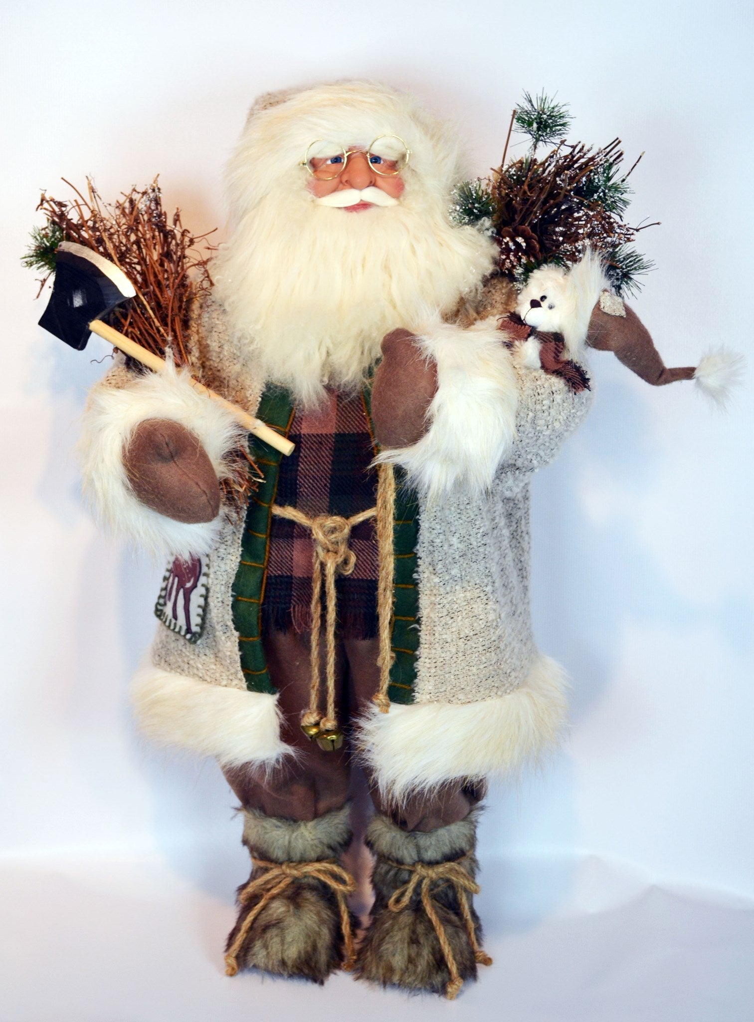 32 Inch Woodland Santa