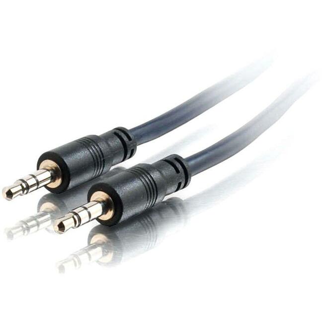 35Ft 3.5Mm Stereo Audio Cable With Low Profile Connectors M/M - Plenum Cmp-Rated