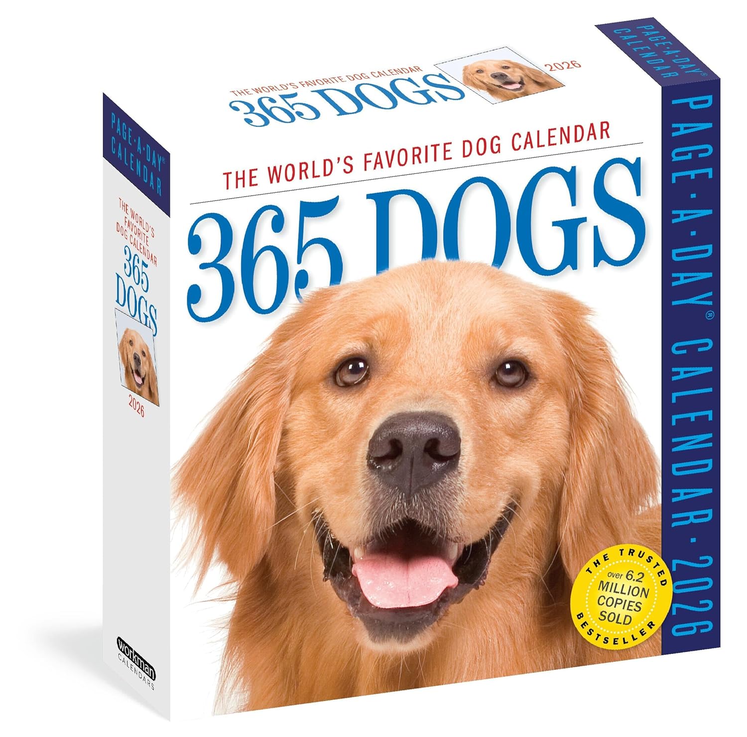 365 Dogs Page-A-Day Calendar 2026: The World's Favorite Dog Calendar