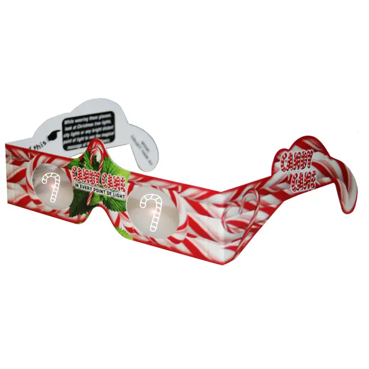3D Glasses - Candy Cane