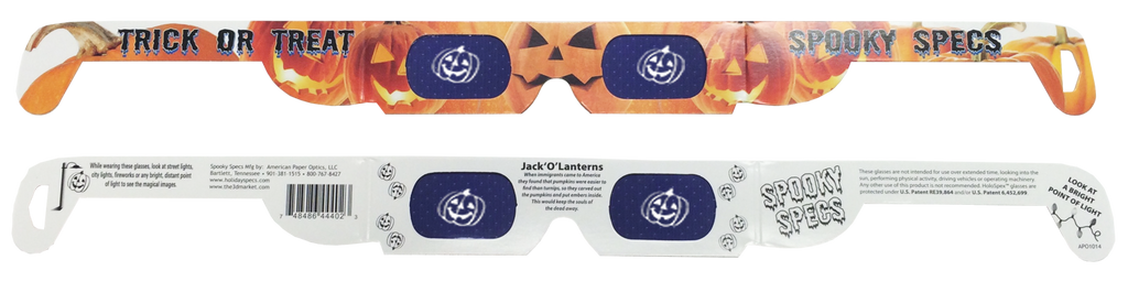 3D Glasses - Jack O Lantern