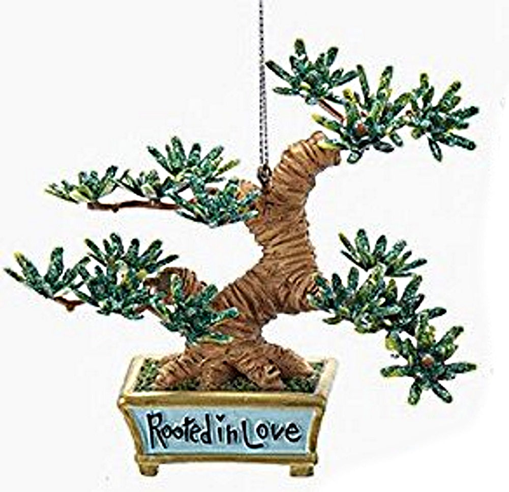 3.75 Inch Bonsai Tree Ornament - Rooted