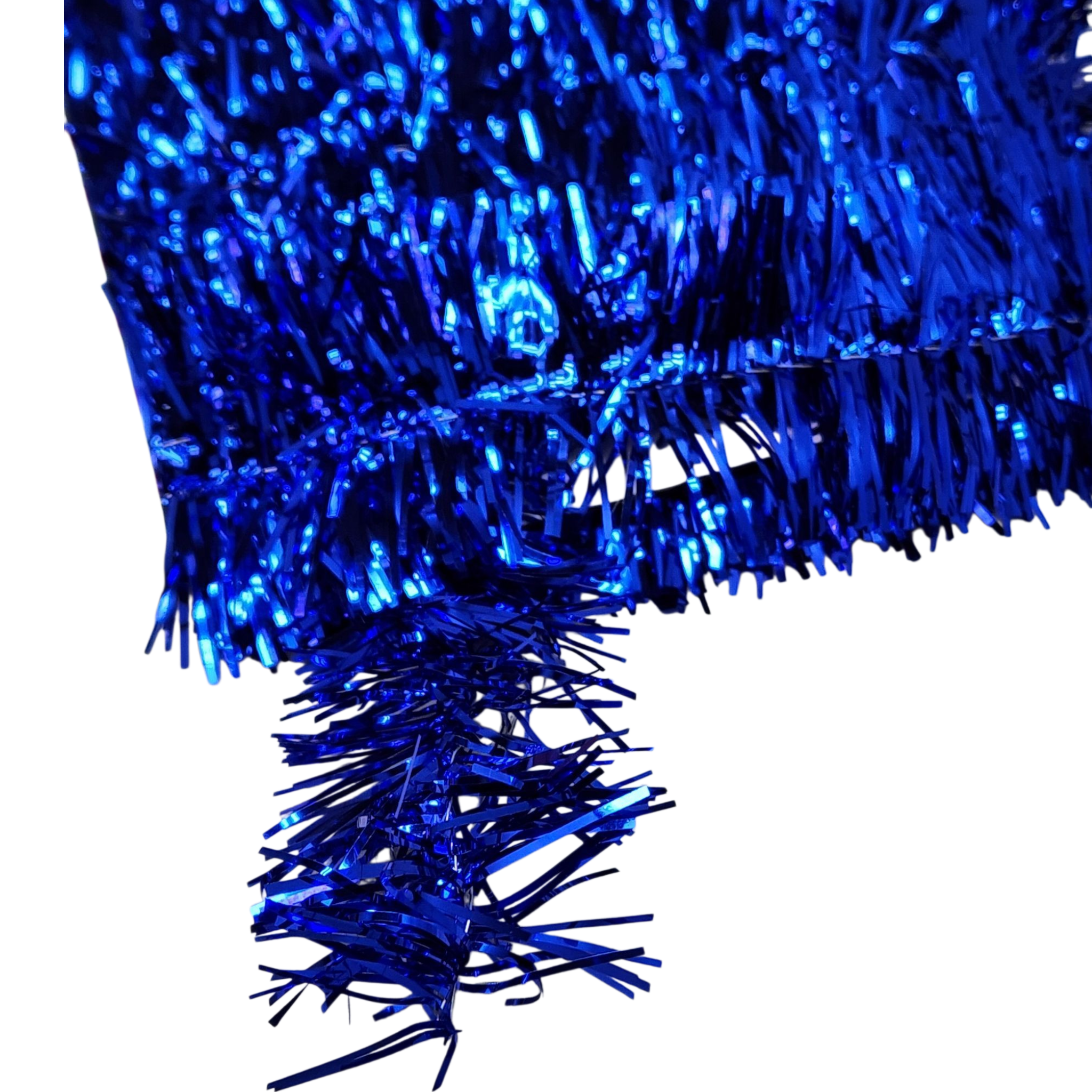 40 Feet Metallic Tinsel Garland - Blue