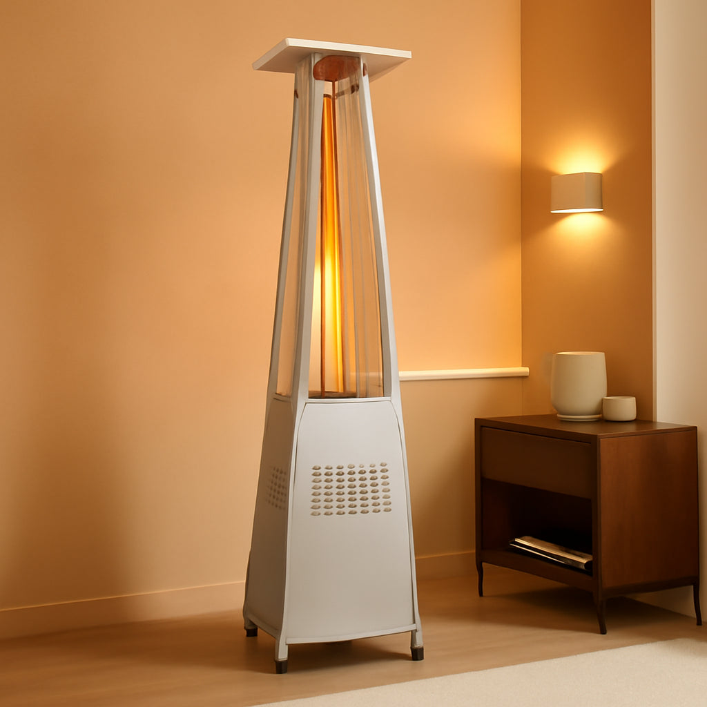 42000 BTU Pyramid Patio Heater With Wheels For Outdoor