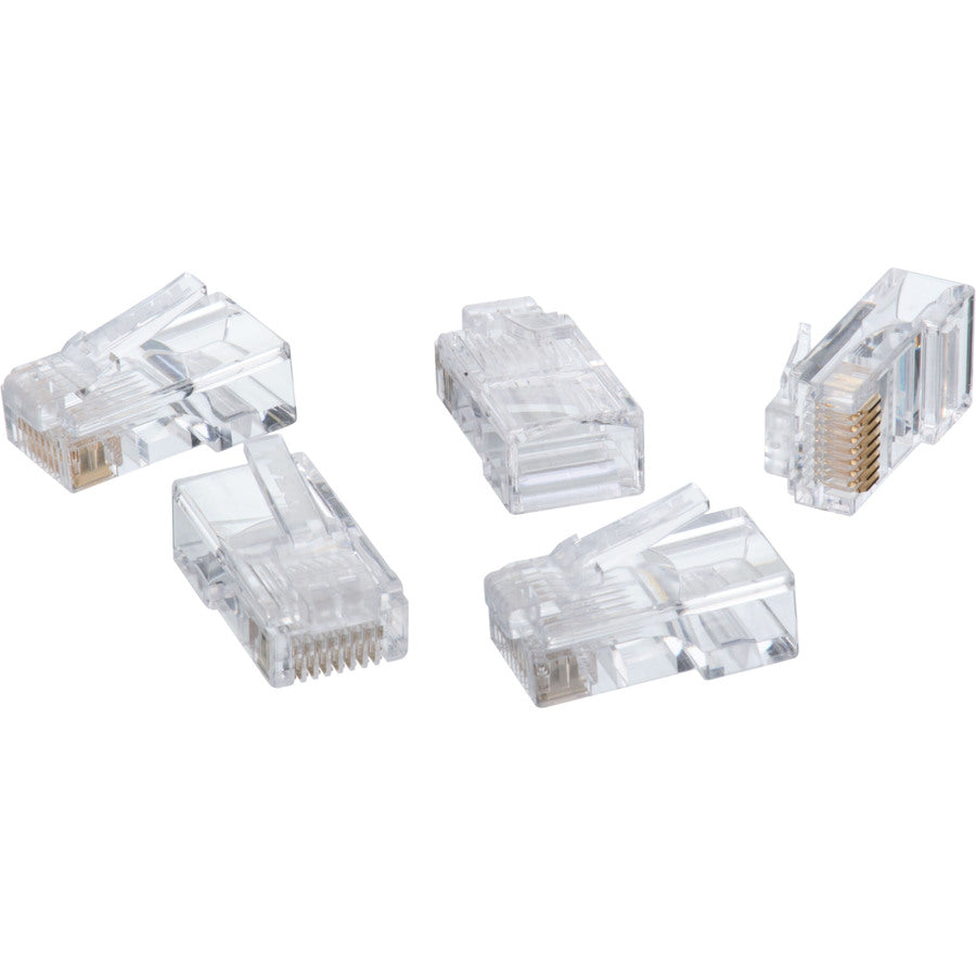 4Xem 100 Pack Cat5E Rj45 Modular Ethernet Plugs For Stranded Or Solid Cat5E Cable