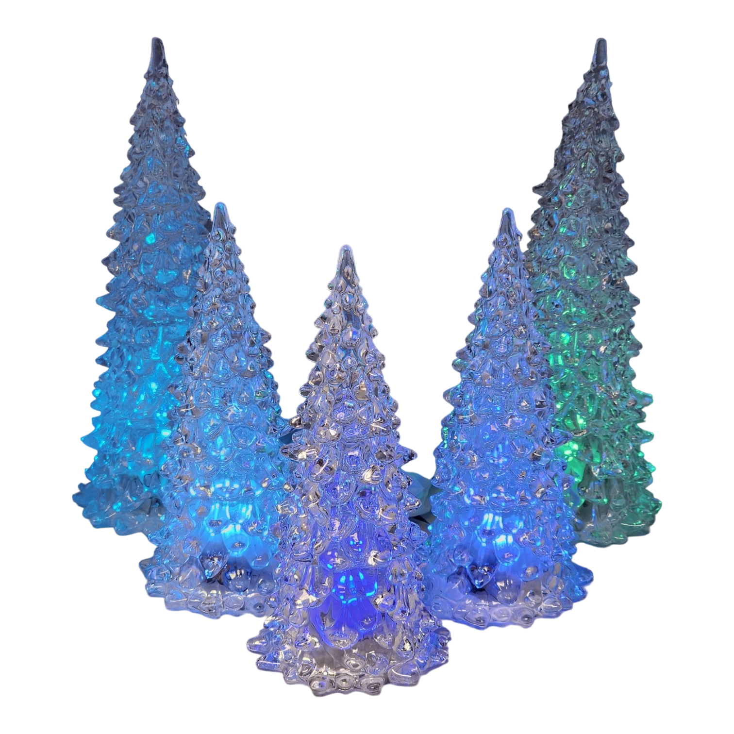 5 Piece Lighted Tree Set