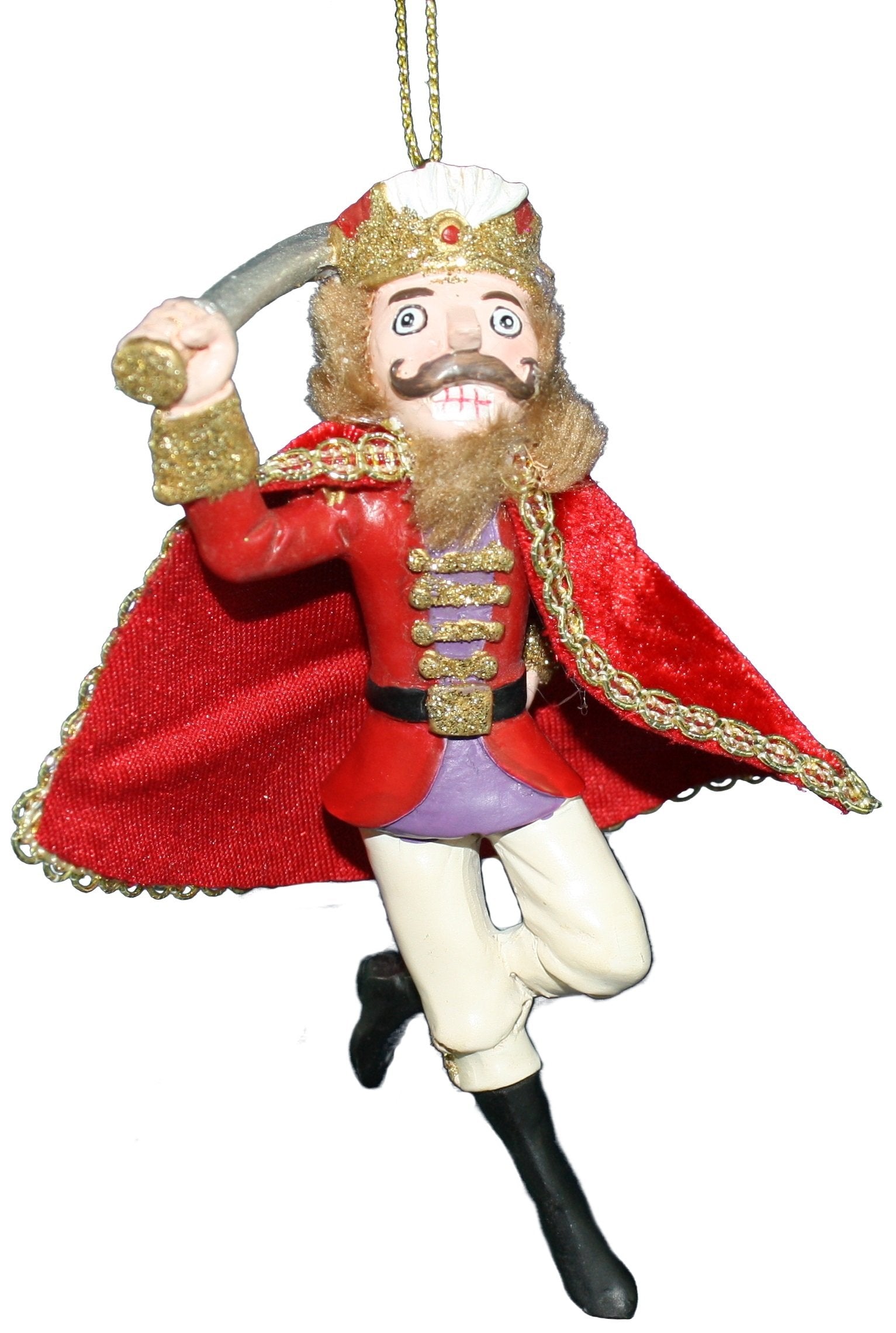 5 inch Resin Nutcracker Ornament - Prince