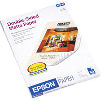 50 Sheet 8.5X11 Ltr Double,Sided Matte Paper For Epson Inkjets