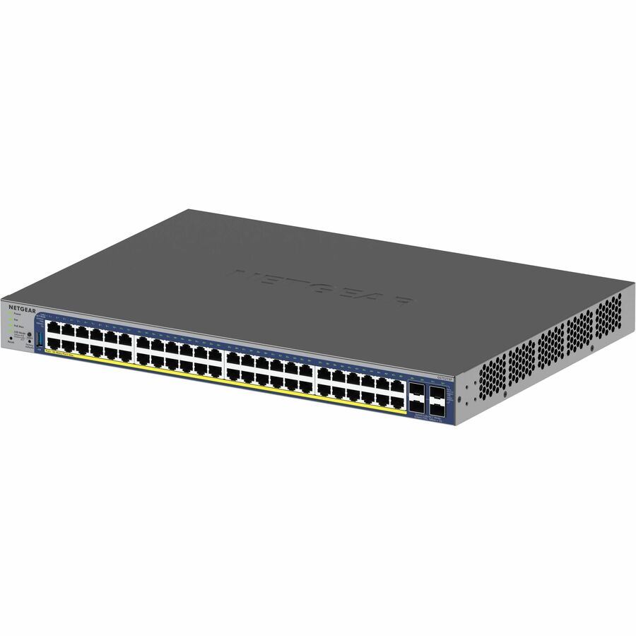 52 Port PoE+ Switch - Gigabit Ethernet Stackable Smart Switch | Tecisoft GS752TXP-300NAS
