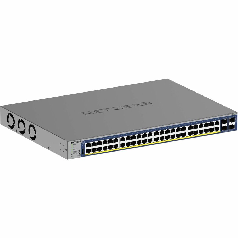 52 Port PoE+ Switch - Gigabit Ethernet Stackable Smart Switch | Tecisoft GS752TXP-300NAS