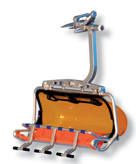 6 Seat Skilift with Wind Break - Orange