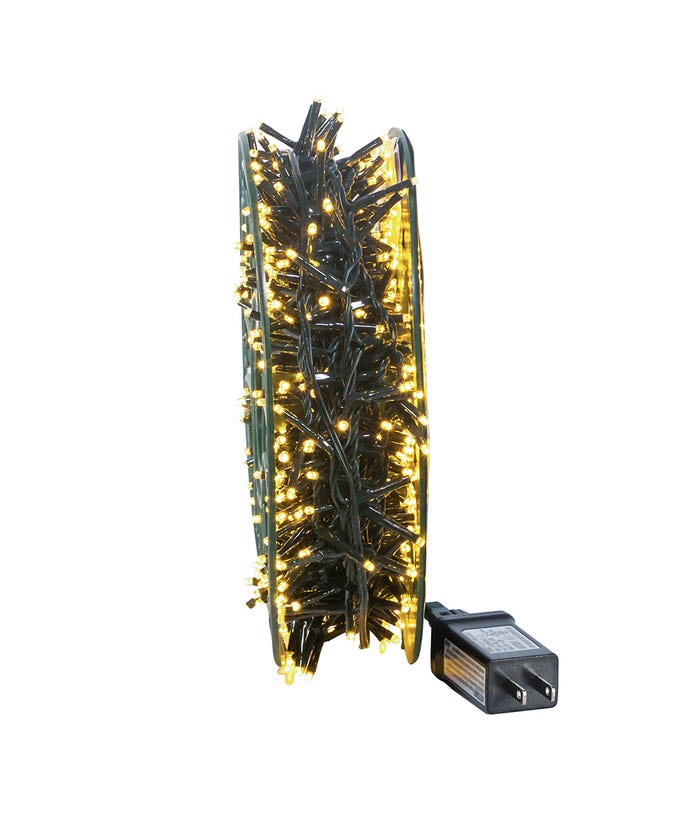 600-Light Warm White LED Rice Light Set