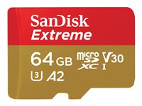 64Gb Extreme Usd 170/80Mb/S,C10 Uhs U3 V30 A2