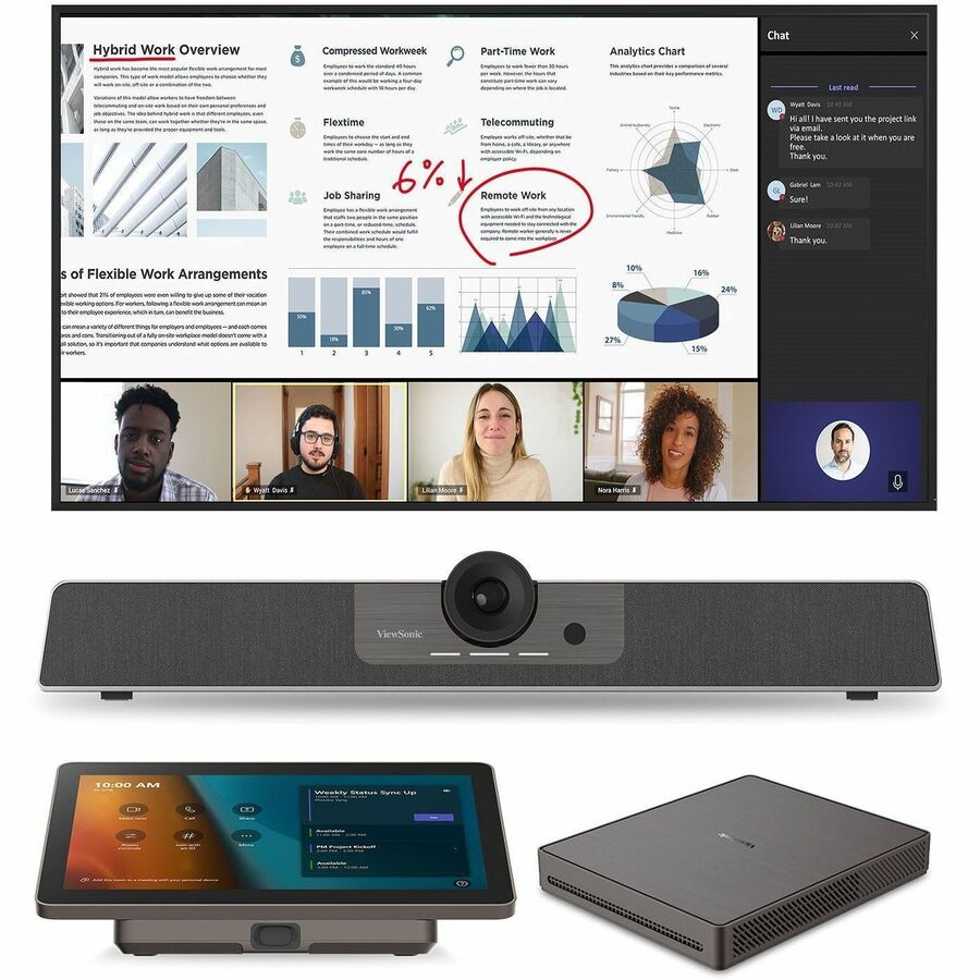 65" 4K Touch Screen Monitor - Microsoft Teams Rooms Presentation Display | TeciSoft CDE6530-MTRC