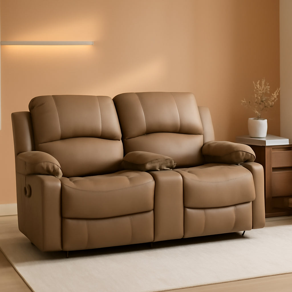 65 Inch Wall Hugger Reclining RV Theater Seats With Console