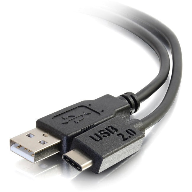 6Ft Usb 2.0 Usb-C To Usb-A Cable M/M - Black