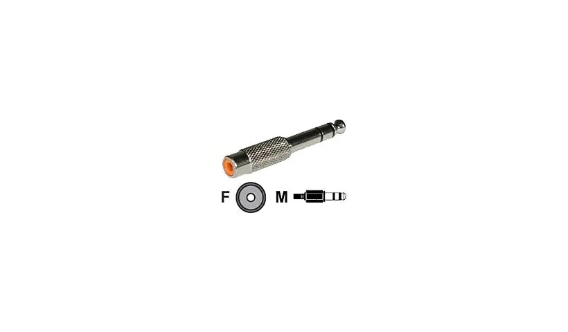 6.3Mm (1/4In) Stereo Male To Rca Female Audio Adapter (Taa Compliant)