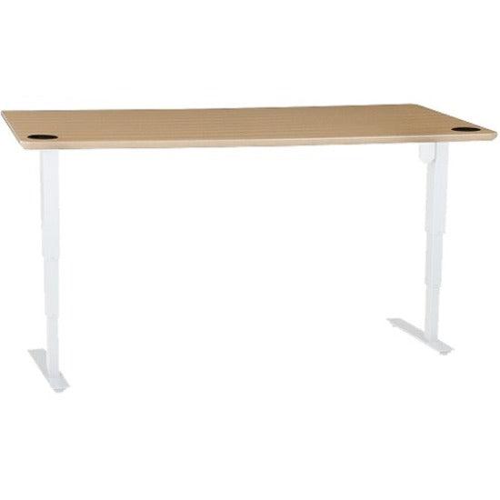 72IN Melamine Beech Veneer Tabletop With Steel Frame White 501-378W17272-30SB