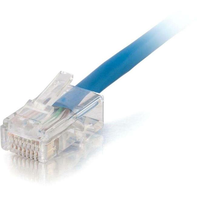 75Ft Cat5E 350 Mhz Assembled Plenum Patch Cable - Blue