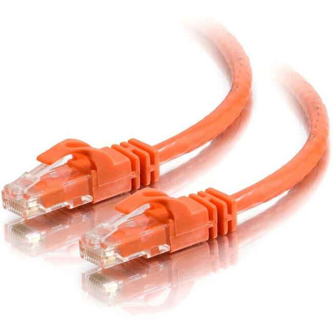 7Ft Cat6 Snagless Unshielded (Utp) Network Crossover Patch Cable - Orange