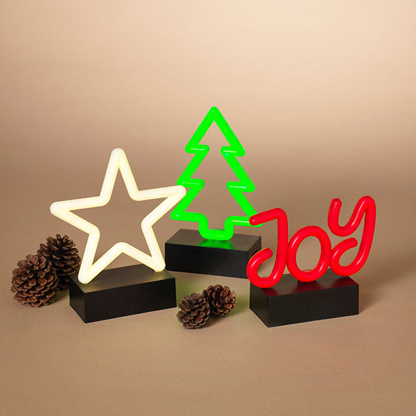 8 Inch LED Neon Style Table Piece - Star