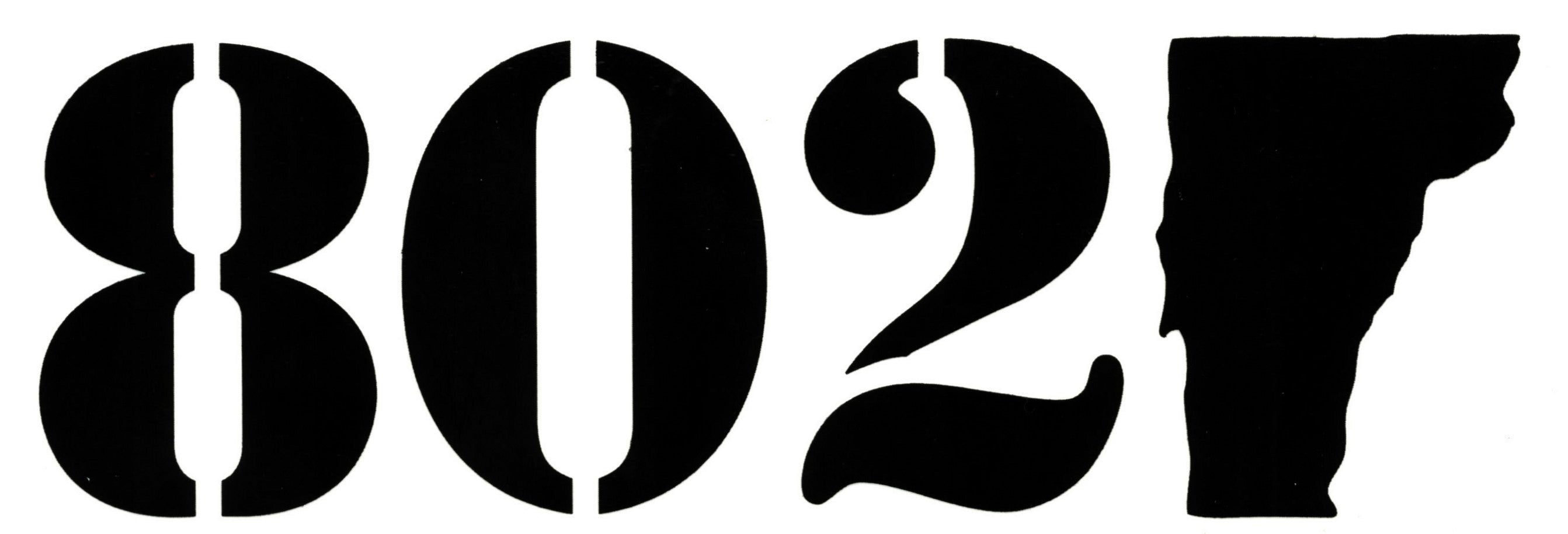 802 Decal - Black