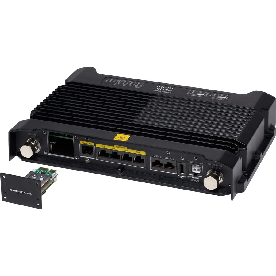 Cisco IR829 Wi-Fi 4 IEEE 802.11n 2 SIM Cellular, Ethernet Wireless Integrated Services Router IR829M-LTE-LA-ZK9